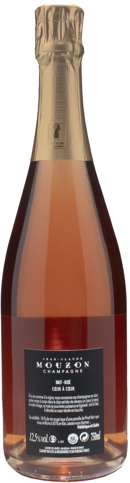 Jean Claude Mouzon Champagne Coeur à Coeur Rosè Brut