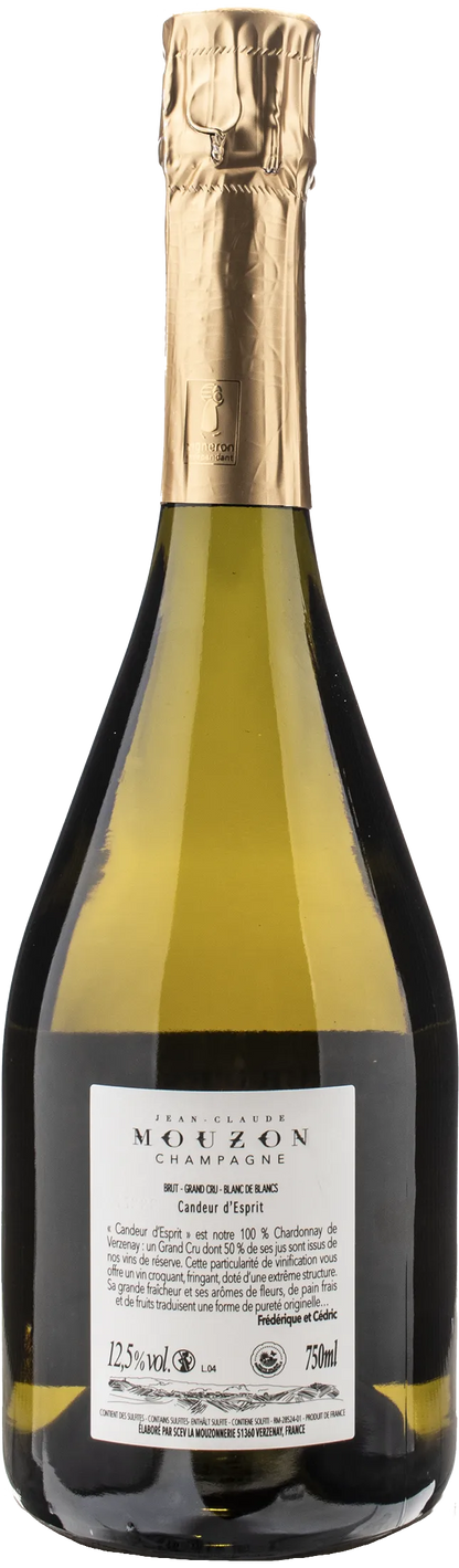 Jean Claude Mouzon Champagne Grand Cru Blanc de Blancs Candeur d'Esprit Brut