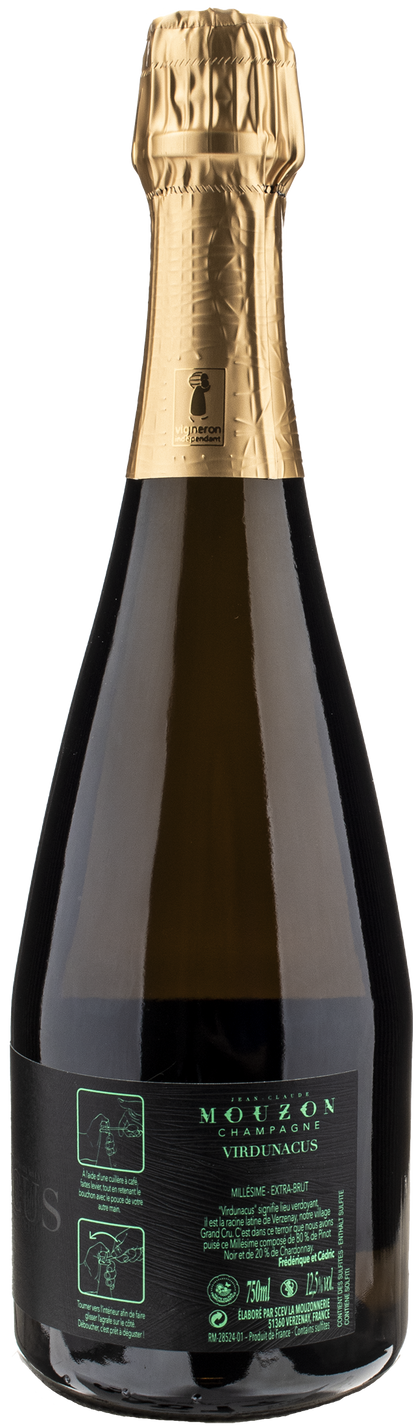 Jean Claude Mouzon Champagne Grand Cru Virdunacus Millesime Extra Brut 2015