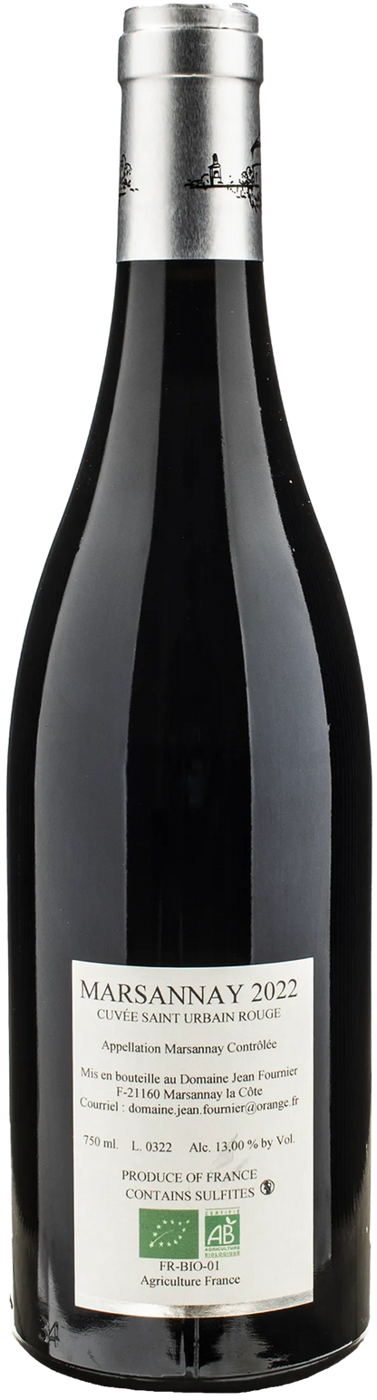 Jean Fournier Marsannay Cuvee Saint Urbain 2022
