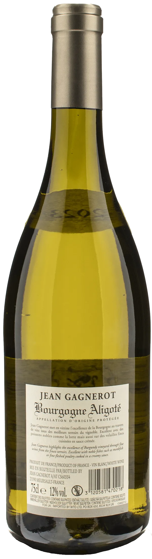 Jean Gagnerot Bourgogne Aligoté 2023
