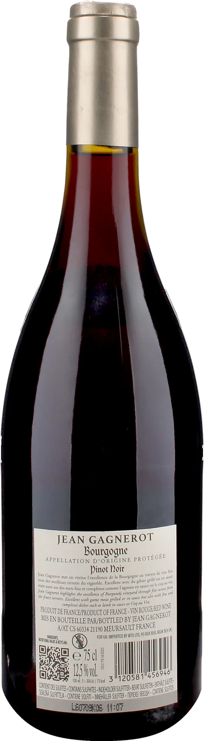 Jean Gagnerot Bourgogne Pinot Noir 2025