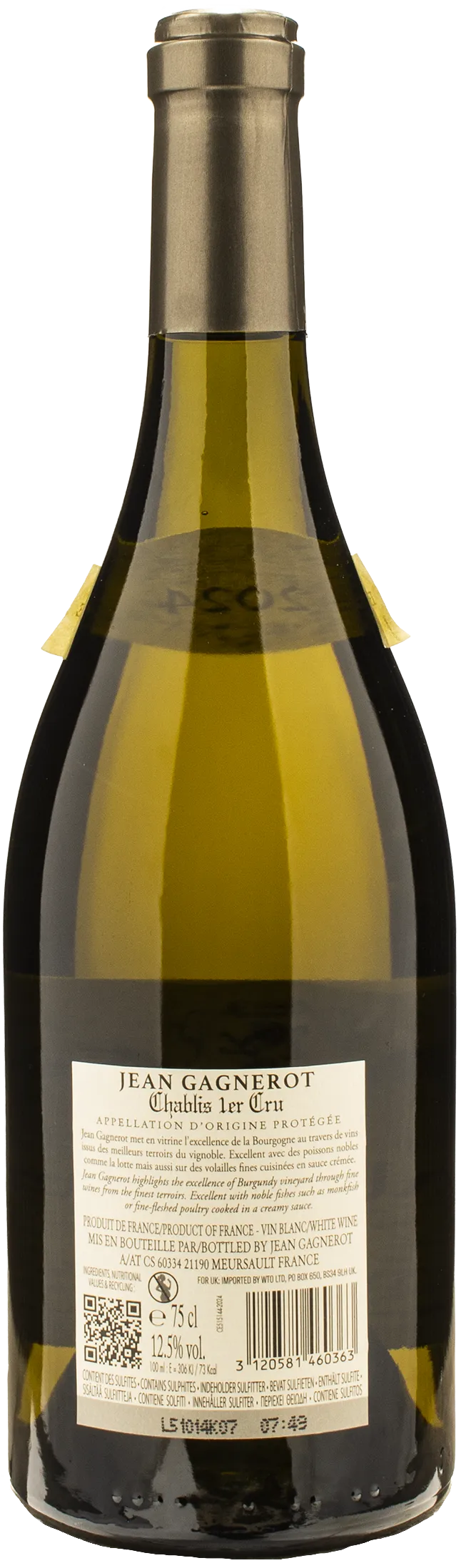Jean Gagnerot Chablis 1er Cru 2024
