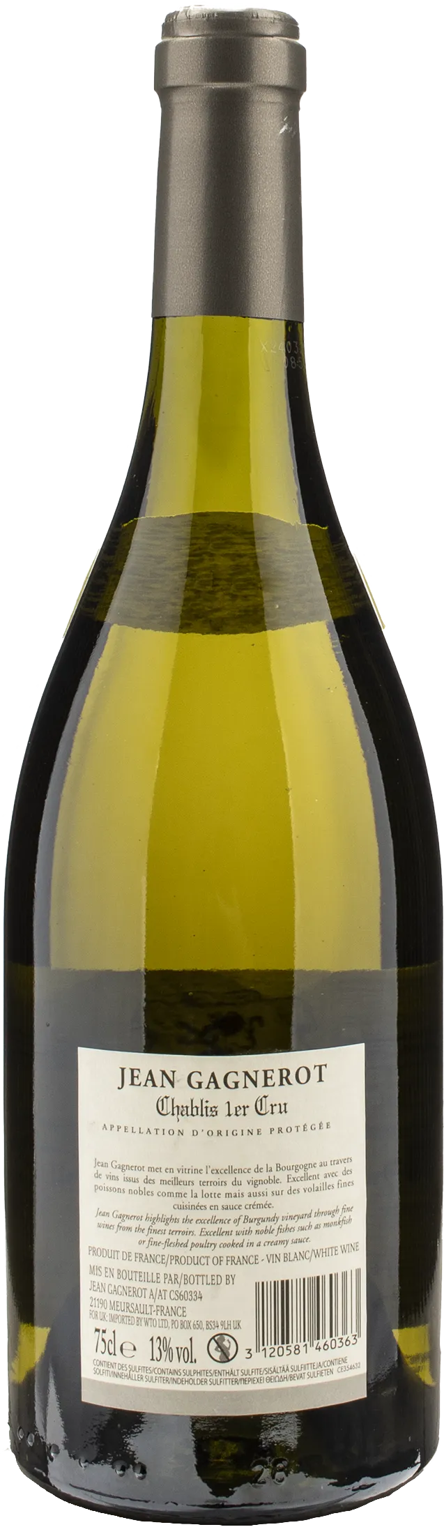 Jean Gagnerot Chablis Premier Cru 2023