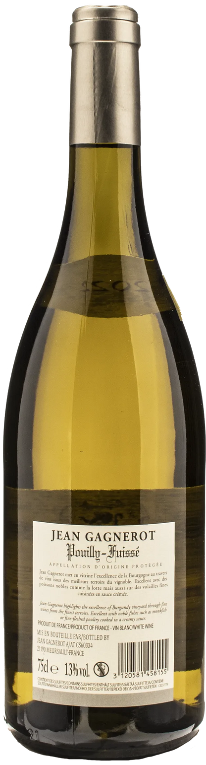 Jean Gagnerot Pouilly Fuissé 2022