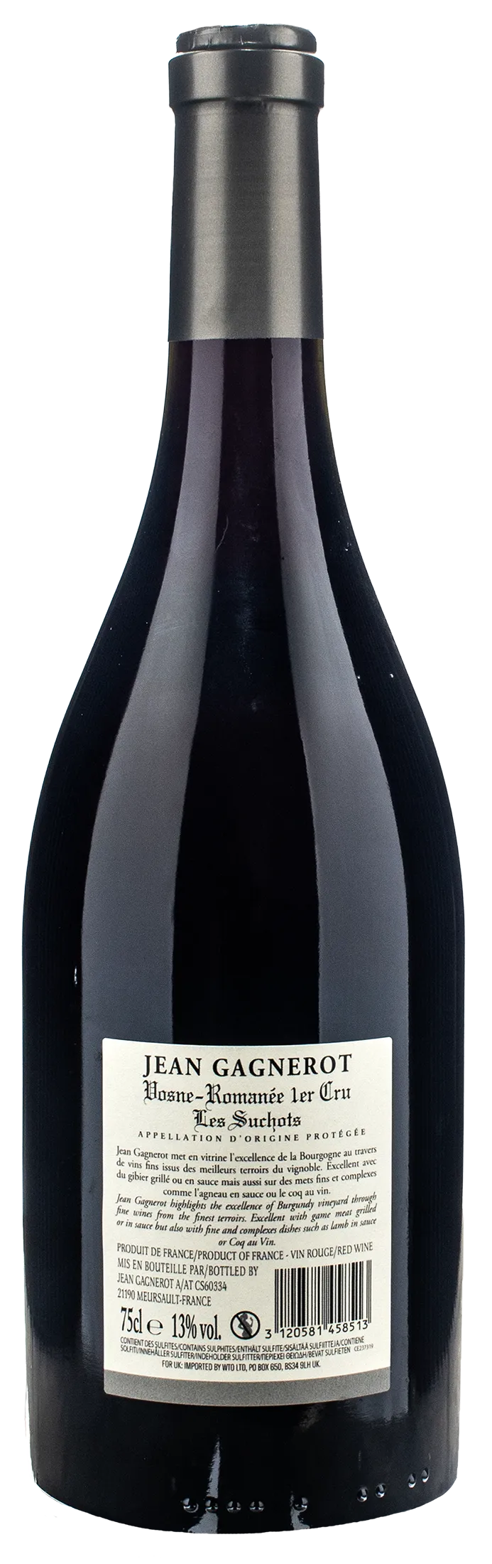 Jean Gagnerot Vosne Romanee 1er Cru Les Suchots 2021