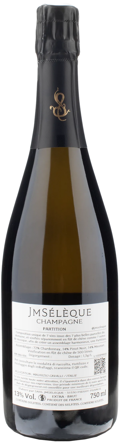 Jean Marc Seleque Champagne Partition 7 Parcelles Extra Brut 2018