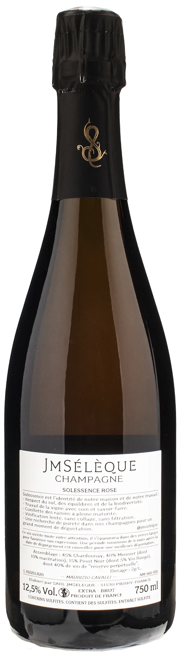 JM Seleque Champagne Solessence Rosè Extra Brut
