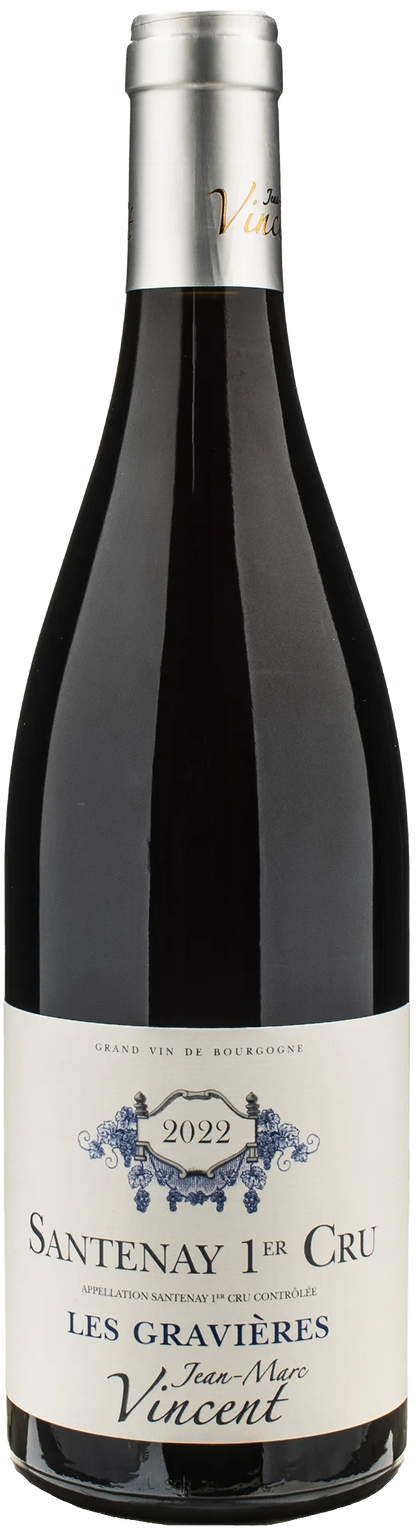 Jean Marc Vincent Santenay Rouge 1er Cru Les Gravieres 2022