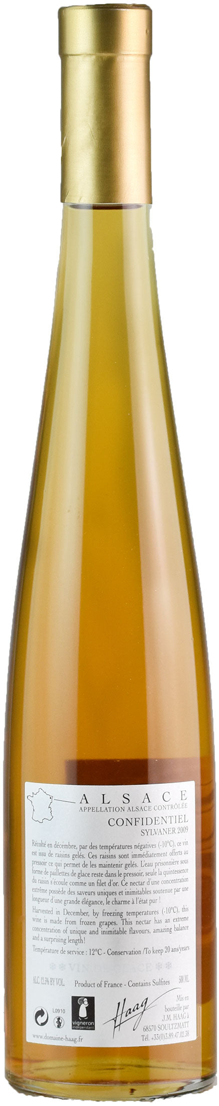 Jean-Marie Haag Confidentiel Sylvaner 0.5L 2009