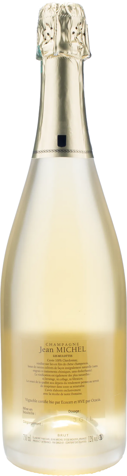 Jean Michel Champagne Cuvee Les Mulottes Extra Brut 2015