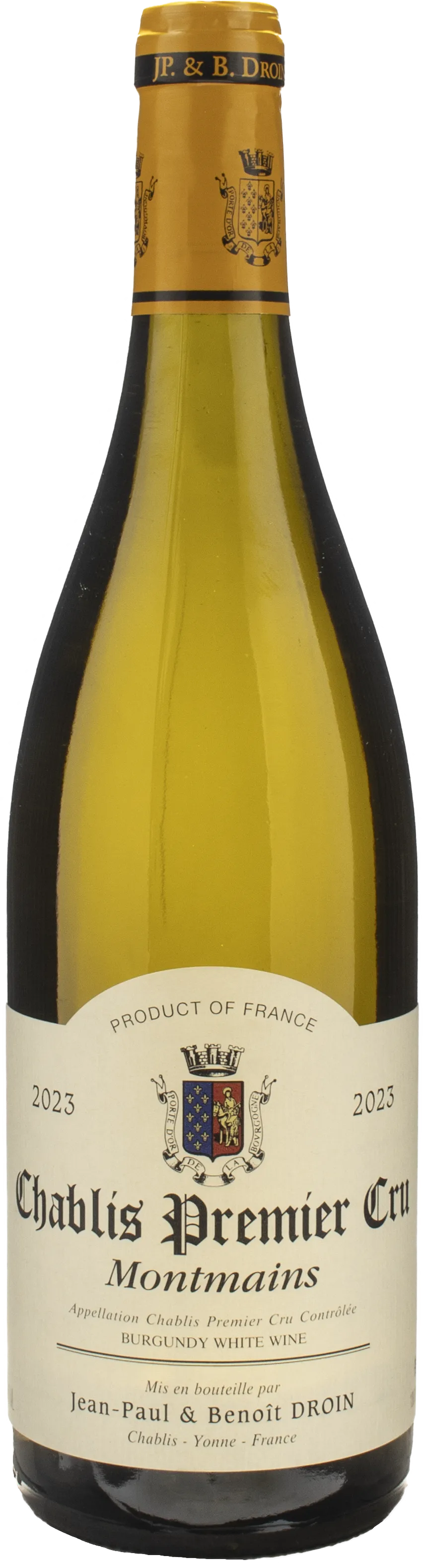 Jean-Paul & Benoit Droin Chablis 1er Cru Montmains 2023