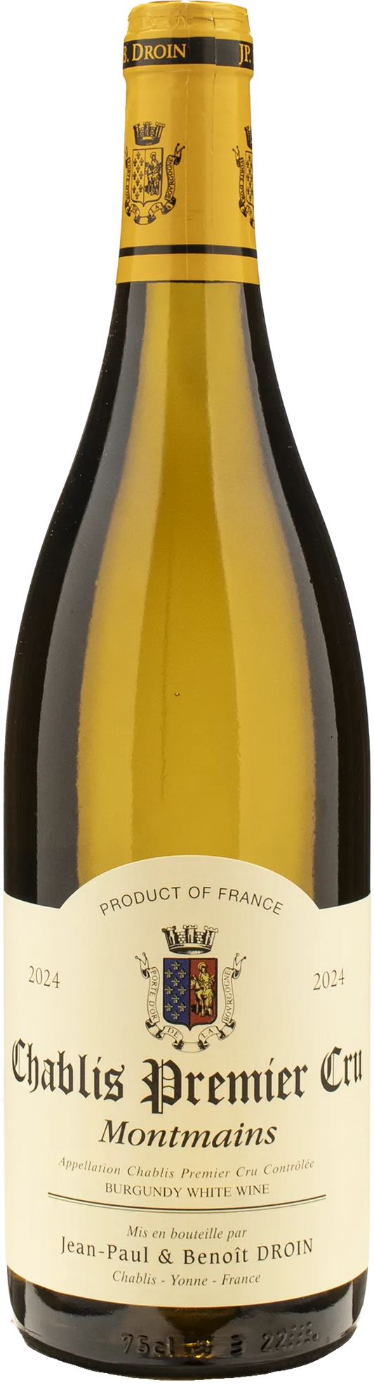 Jean Paul & Benoit Droin Chablis 1er Cru Montmains 2024