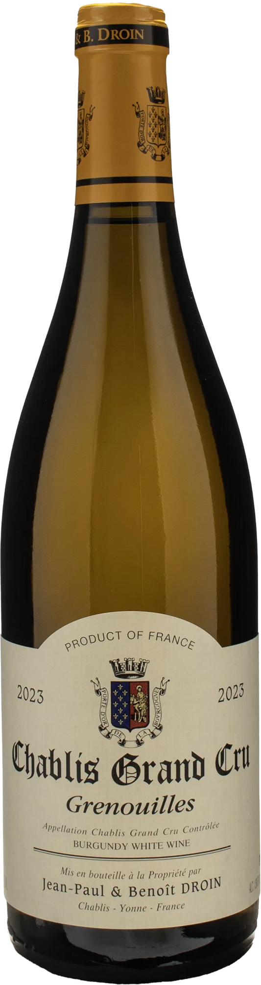 Jean Paul & Benoit Droin Chablis Grand Cru Grenouilles 2023