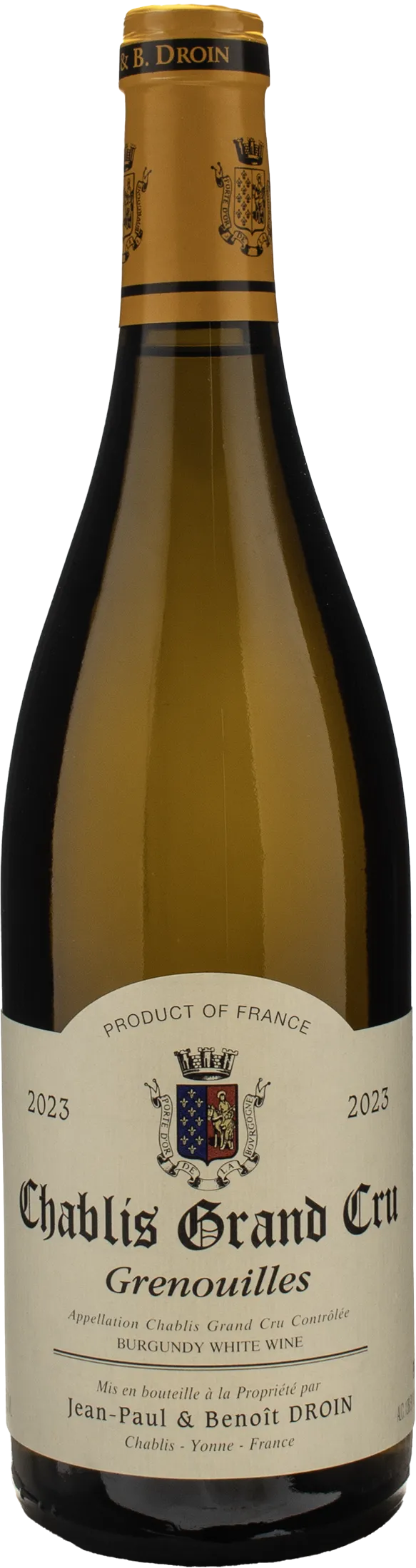 Jean Paul & Benoit Droin Chablis Grand Cru Grenouilles 2023