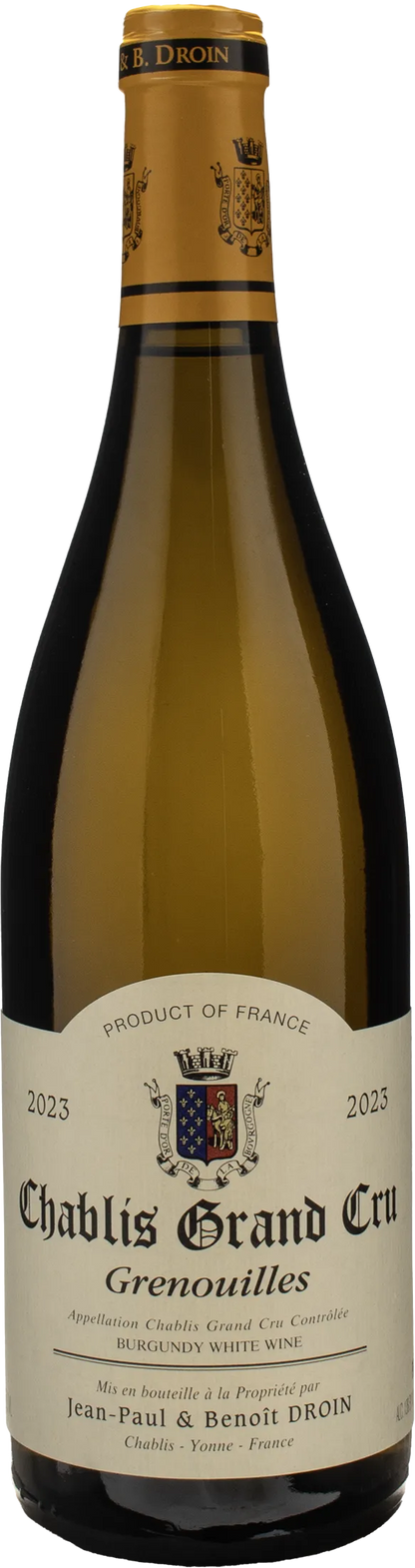 Jean Paul & Benoit Droin Chablis Grand Cru Grenouilles 2023