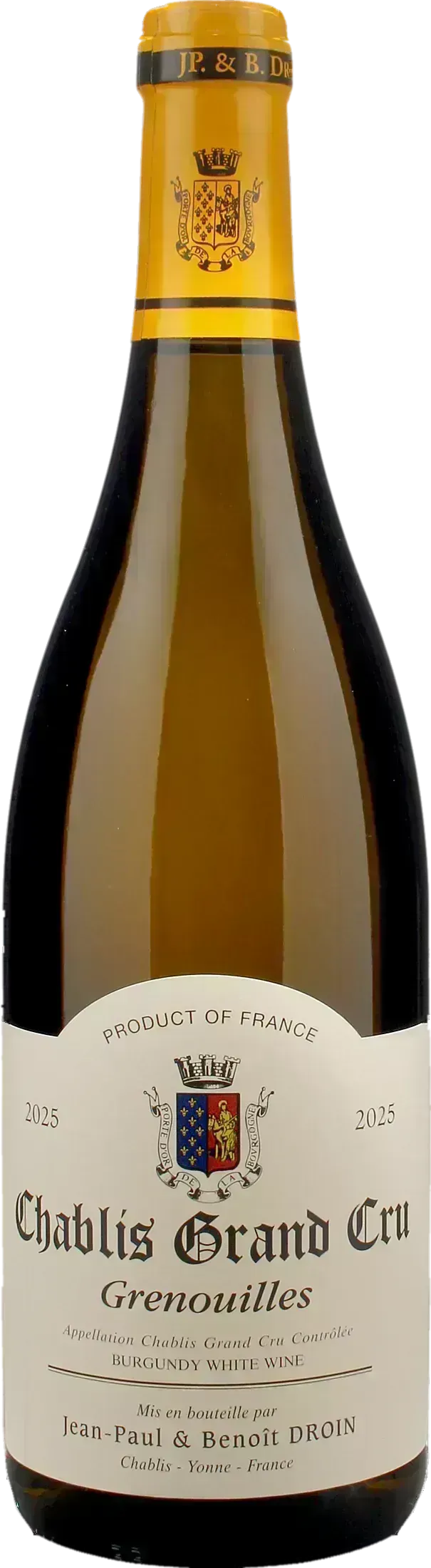 Jean-Paul & Benoit Droin Chablis Grand Cru Grenouilles 2025
