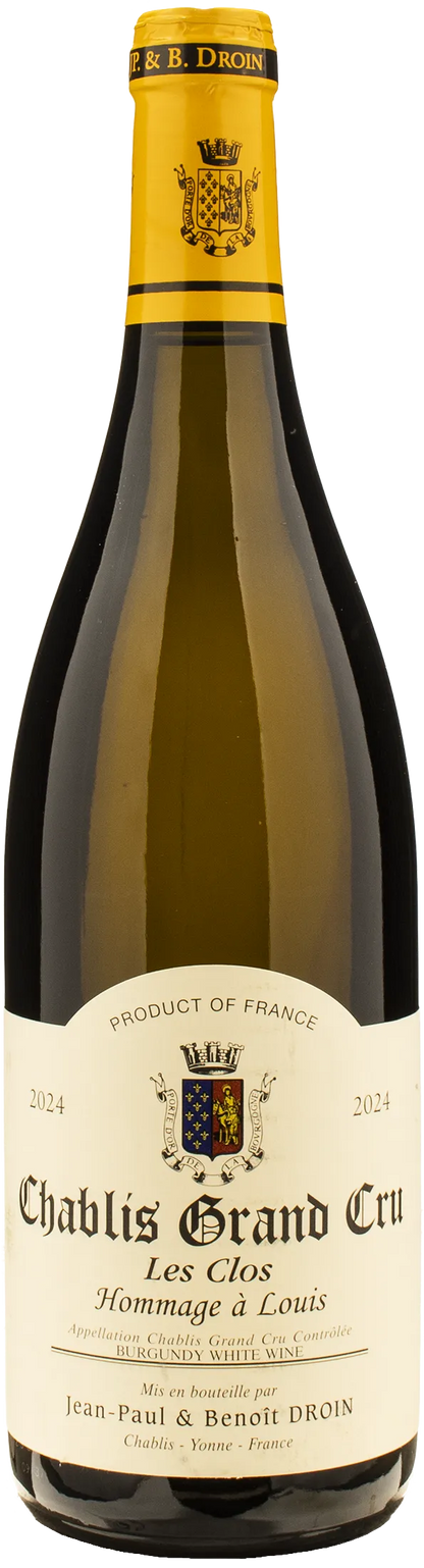Jean Paul & Benoit Droin Chablis Grand Cru Les Clos Hommage a Louis 2024