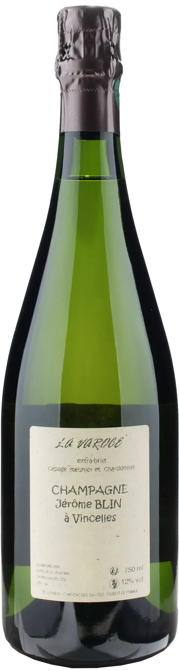 Jerome Blin Champagne Varoce Extra Brut