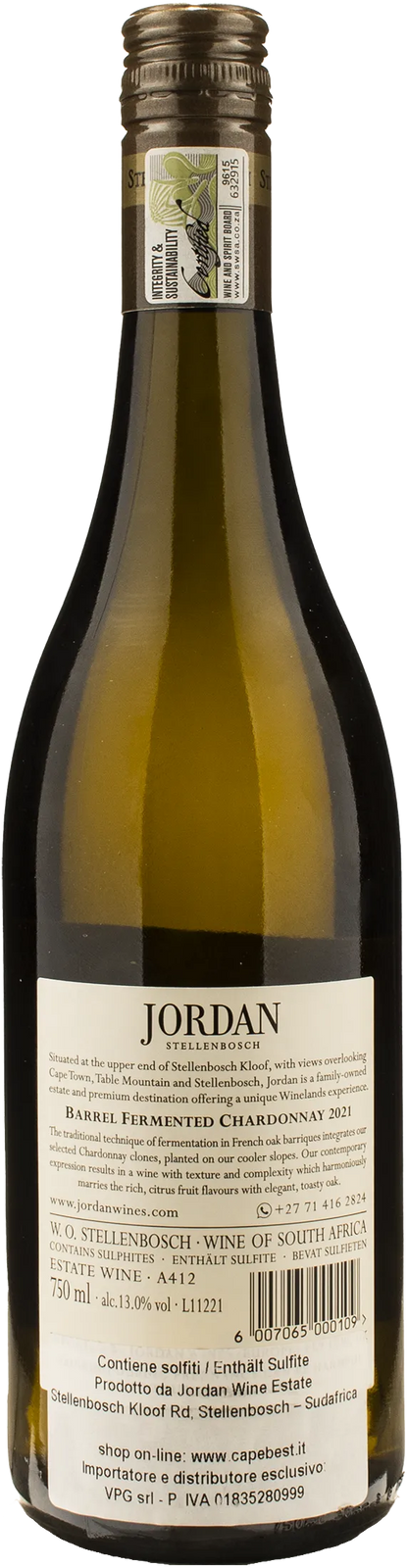 Jordan Barrel Fermented Chardonnay 2021