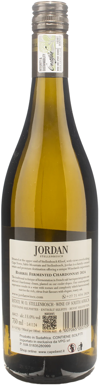 Jordan Barrel Fermented Chardonnay 2024