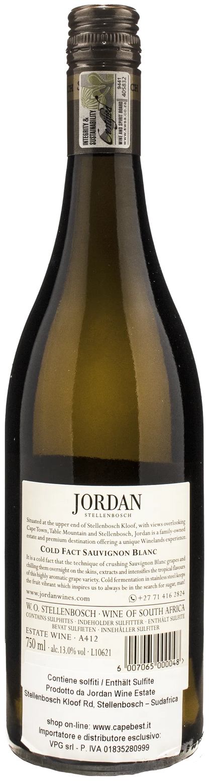 Jordan Cold Fact Sauvignon Blanc 2021
