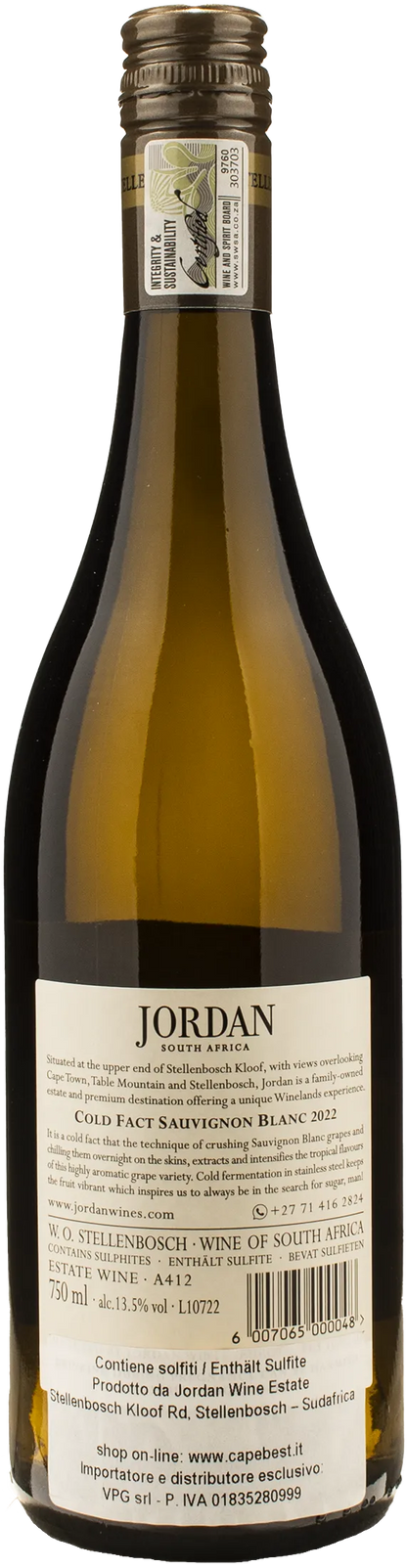 Jordan Cold Fact Sauvignon Blanc 2022