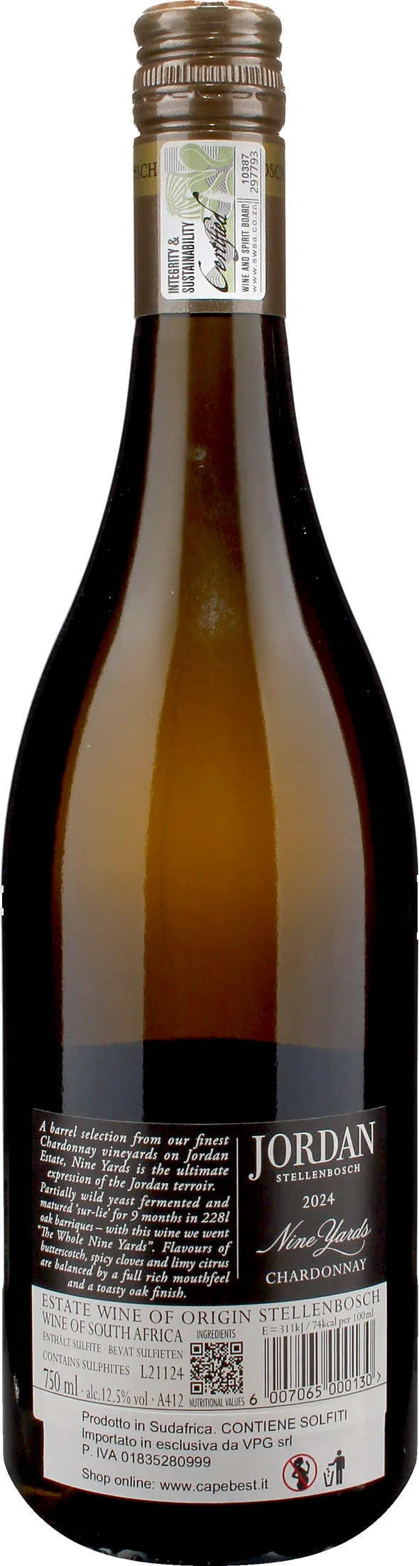 Jordan Nine Yards Chardonnay 2024