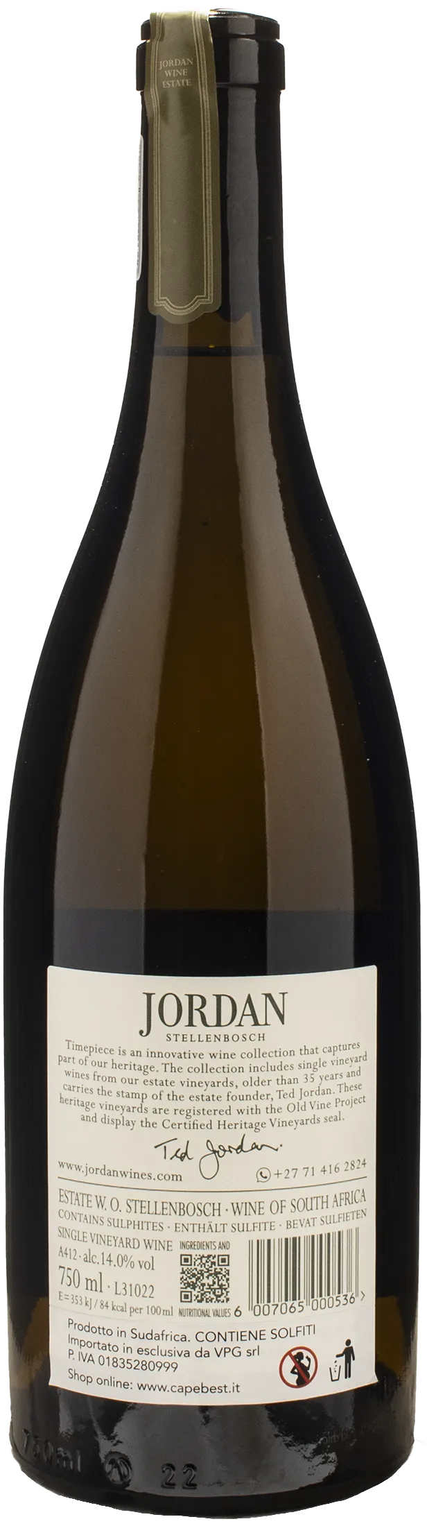 Jordan Timepiece Chenin Blanc 2022