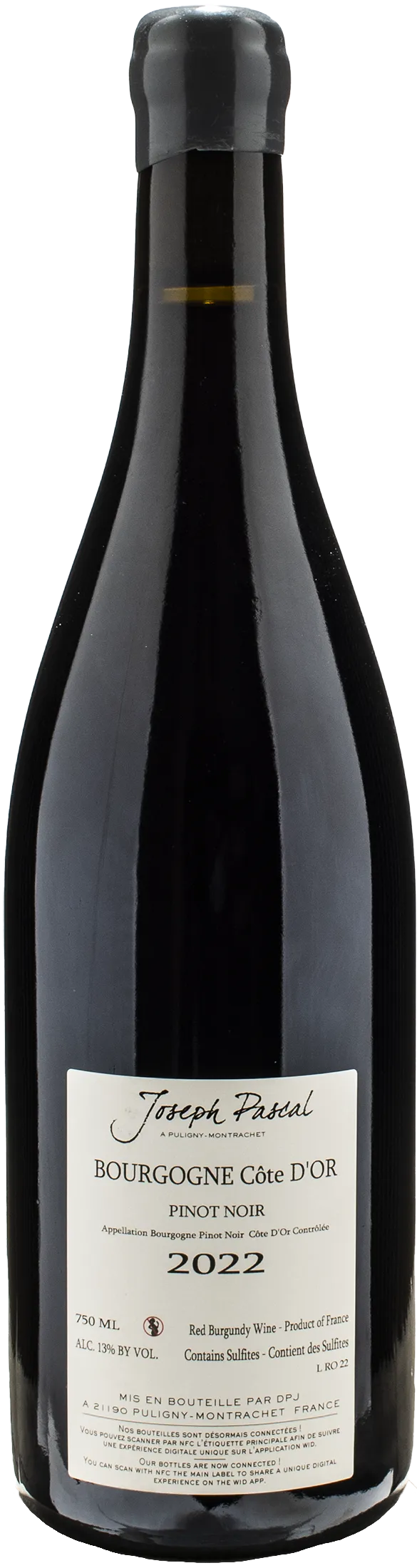 Joseph Pascal Bourgogne Cote-D'OR Pinot Noir 2022