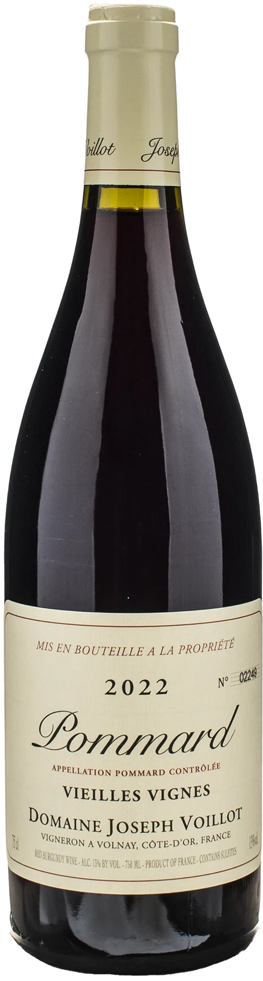 Joseph Voillot Pommard Vieilles Vignes 2022
