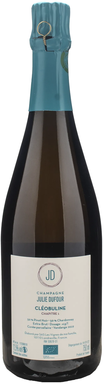 Julie Dufour Champagne Extra Brut Cleobuline Chapitre 1