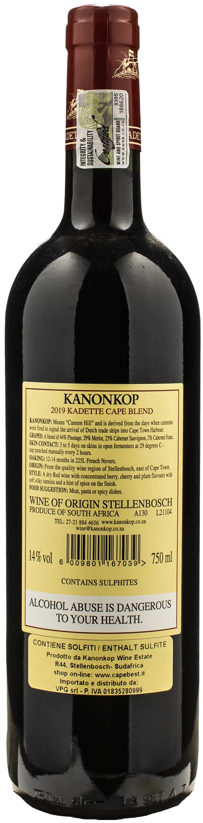 Kanonkop Kadette Cape Blend 2019