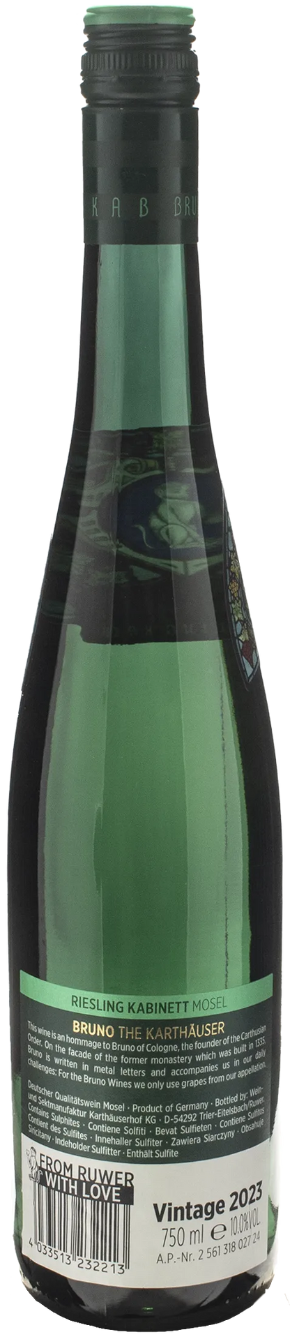 Karthauserhof Bruno Riesling Kabinett Feinherb Mosel 2023