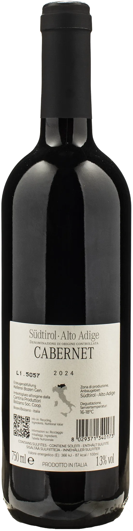 Kellerei Bozen Cabernet 2024