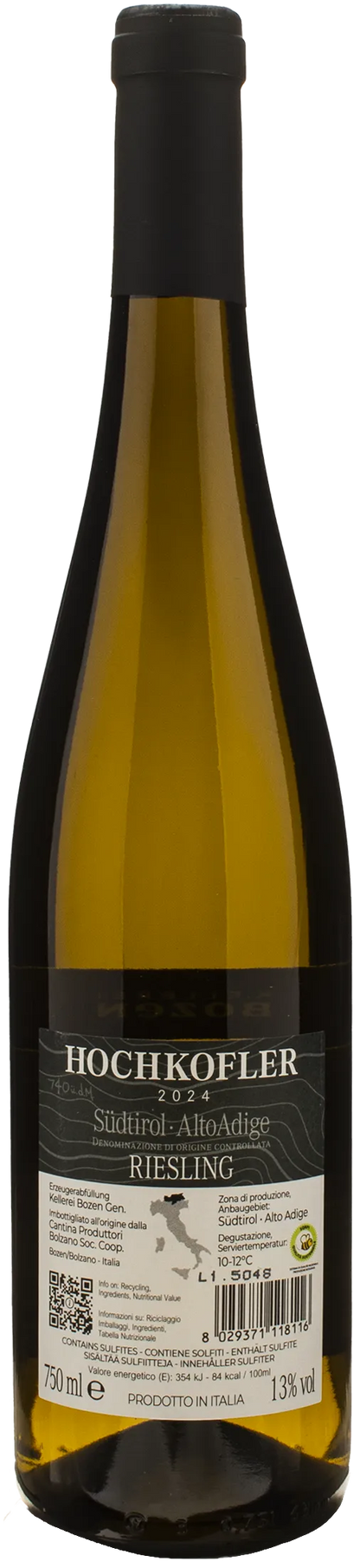Kellerei Bozen Hochkofler Riesling 2024