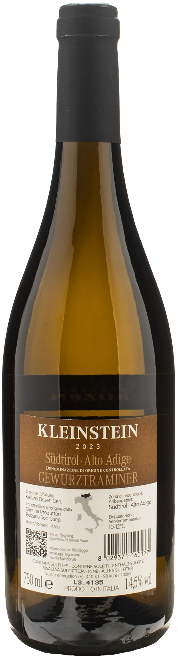 Kellerei Bozen Kleinstein Gewurztraminer 2023