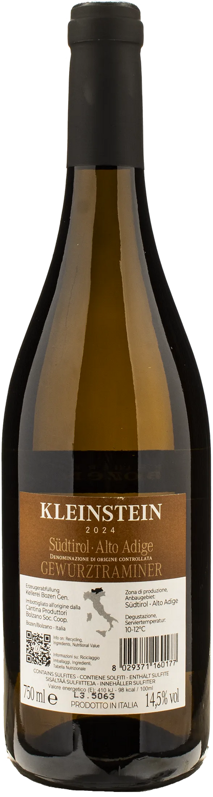 Kellerei Bozen Kleinstein Gewurztraminer 2024