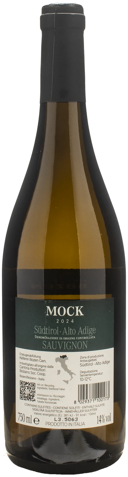 Kellerei Bozen Mock Sauvignon 2024
