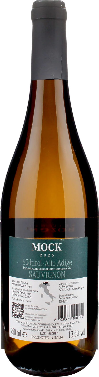 Kellerei Bozen Mock Sauvignon 2025