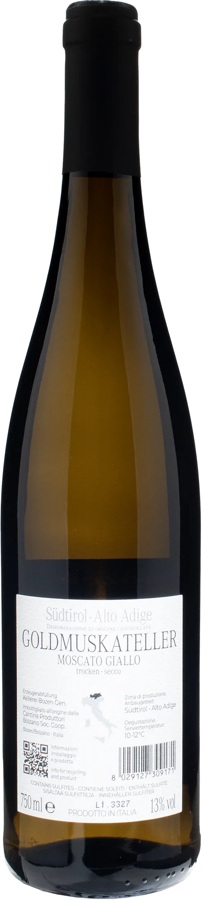 Kellerei Bozen Moscato Giallo 2022
