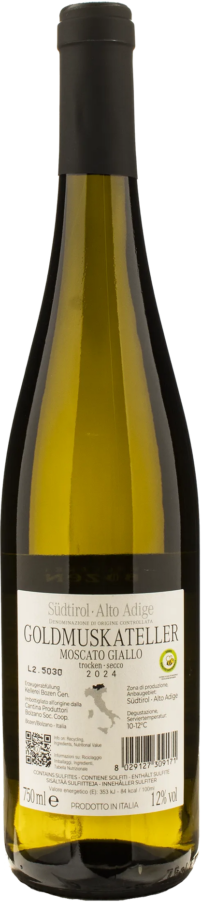 Kellerei Bozen Moscato Giallo 2024