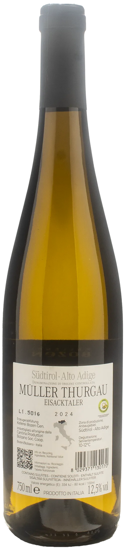 Kellerei Bozen Muller Thurgau Eisacktaler 2024