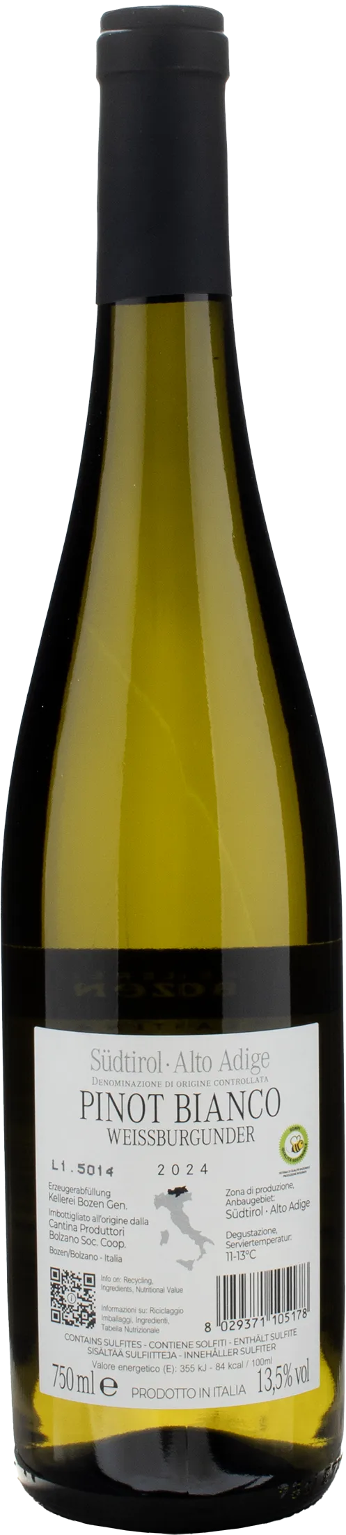 Kellerei Bozen Pinot Bianco 2024