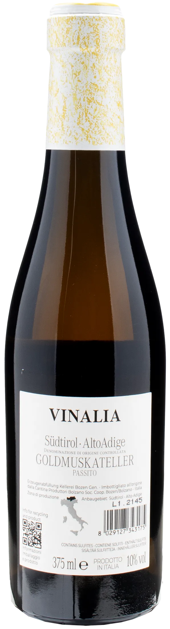 Kellerei Bozen Vinalia Moscato Giallo Passito 0.375L 2021