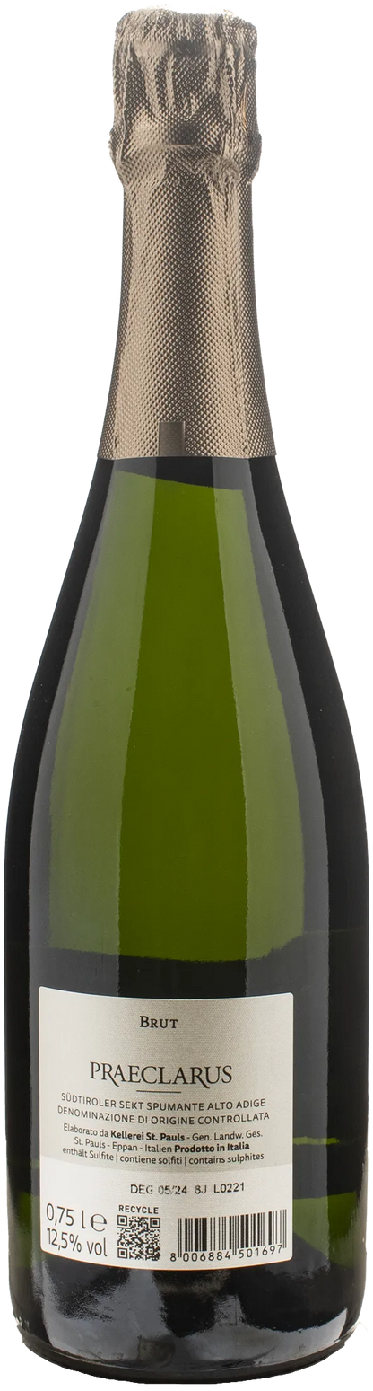 Kellerei St Pauls Spumante Praeclarus Brut Metodo Classico