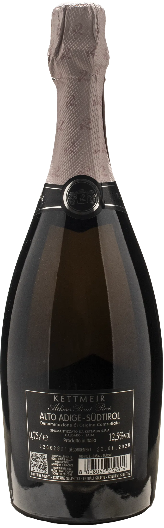 Kettmeir Alto Adige Athesis Rosè Metodo Classico Brut 2023