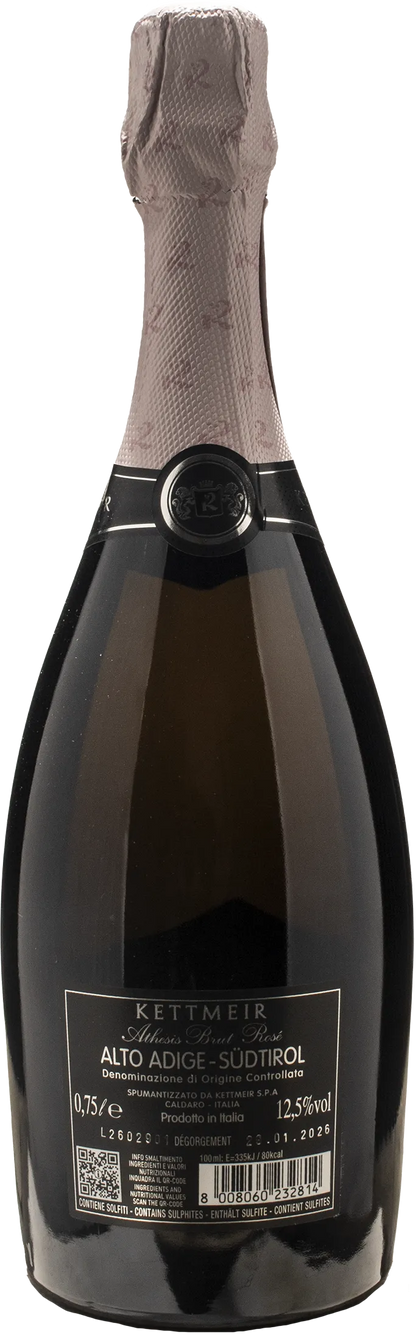 Kettmeir Alto Adige Athesis Rosè Metodo Classico Brut 2023