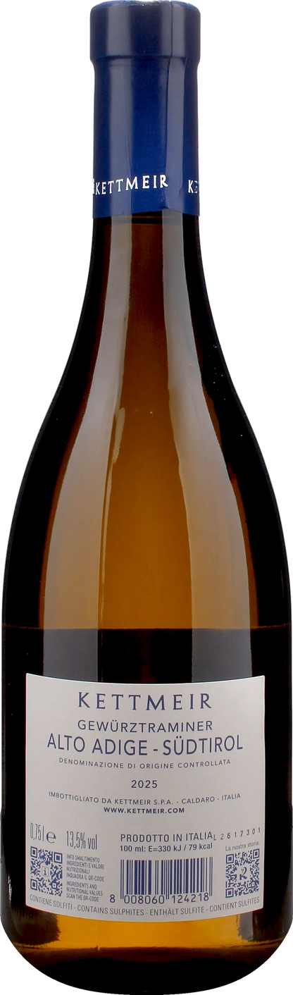Kettmeir Alto Adige Gewurztraminer 2025