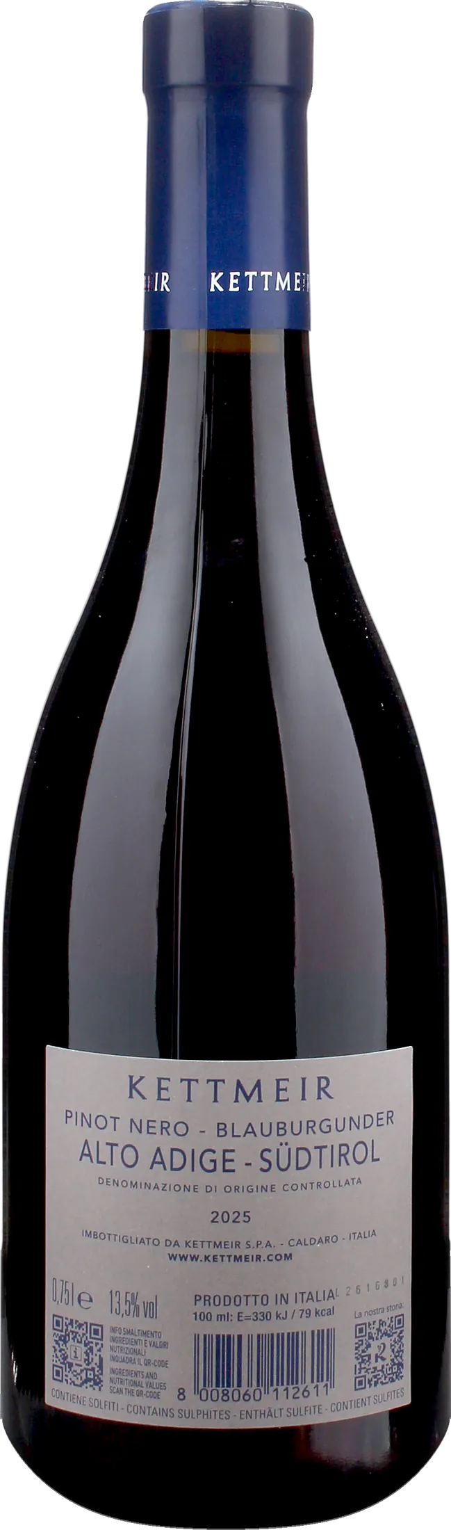 Kettmeir Alto Adige Pinot Nero 2025